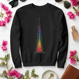 Oriëntatiepunten in licht | Burj Khalifa Trui