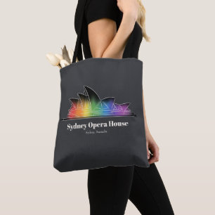 Oriëntatiepunten in licht Sydney Opera House Tote Bag