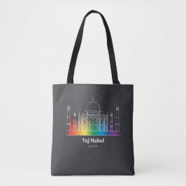 Oriëntatiepunten in licht | Taj Mahal Tote Bag
