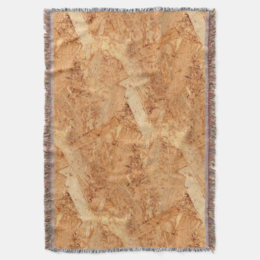 oriented strand board - OSB naadloos patroon Deken (Voorkant Verticaal)