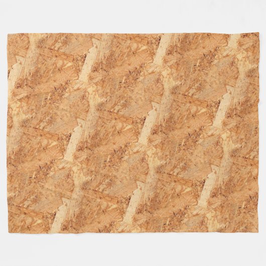 oriented strand board - OSB naadloos patroon Fleece Deken (Voorkant (Horizontaal))