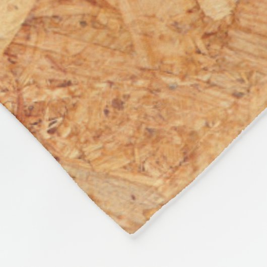 oriented strand board - OSB naadloos patroon Fleece Deken (Hoek)