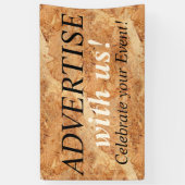 oriented strand board - OSB naadloos patroon Spandoek (Verticaal)