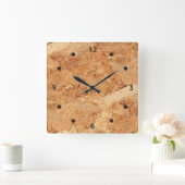 oriented strand board - OSB naadloos patroon Vierkante Klok (Huis)