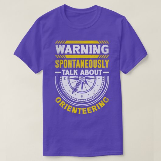 Orienteer Runner Running Orienteering Funny T-shirt (Design voorkant)