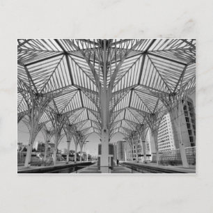 Oriënteer station in Lissabon Briefkaart