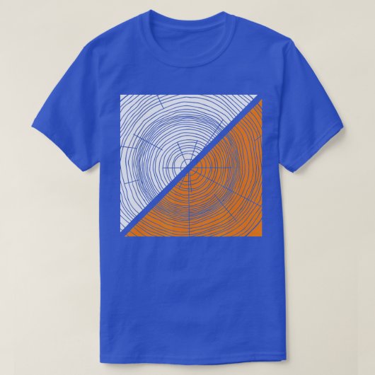 Orienteering Sport Tree Ring Orienteerer Hiking T-shirt (Design voorkant)