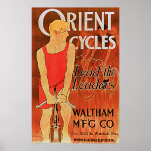 Oriënterende fietsen -  fietsenPoster Poster
