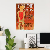 Oriënterende fietsen - fietsenPoster Poster (Thuiskantoor)