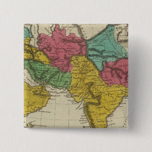 Orientis Tabula Vierkante Button 5,1 Cm (Voorkant)