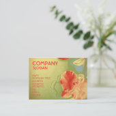 Orientorchid - Gepersonaliseerd Visitekaartje (Staand voorkant)