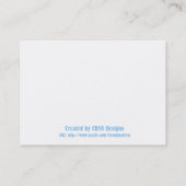 Orientorchid - Gepersonaliseerd Visitekaartje (Achterkant)