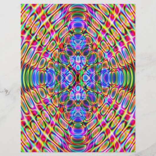 Origamarapier, Abstract, omgekeerde kleuren op ach Flyer (Voorkant)