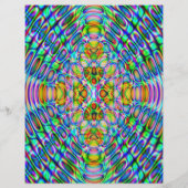 Origamarapier, Abstract, omgekeerde kleuren op ach Flyer (Achterkant)
