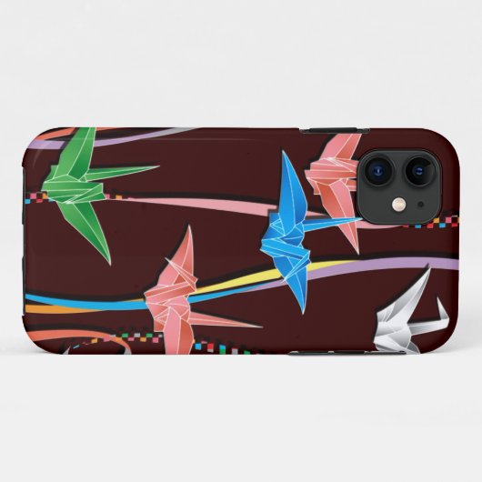 Origamenkranen Case-Mate iPhone Case (Achterkant (horizontaal))