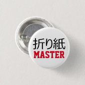 Origami (折 り 紙) Master Ronde Button 3,2 Cm (Voorkant /achterkant)