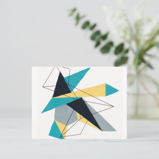 Origami 2 briefkaart (Staand voorkant)