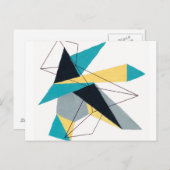 Origami 2 briefkaart (Voorkant / Achterkant)