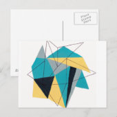 Origami 3 briefkaart (Voorkant / Achterkant)