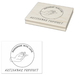 Origami aangepaste handgemaakte grote rubberen ste rubberstempel