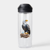 Origami American eagle Waterfles (Achterkant)