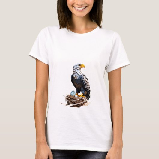 Origami Amerikaanse adelaar shirt (Voorkant)