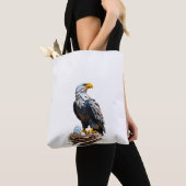 Origami Amerikaanse adelaar Tote Bag (Dichtbij)