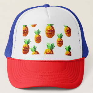 Origami ananas kunst trucker hoed trucker pet