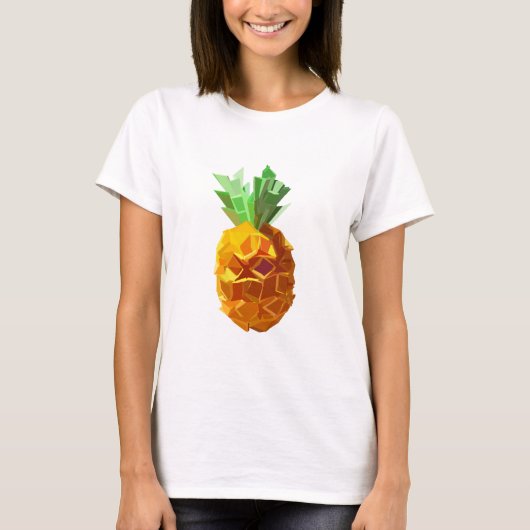 Origami ananas vrouw T-shirt (Voorkant)