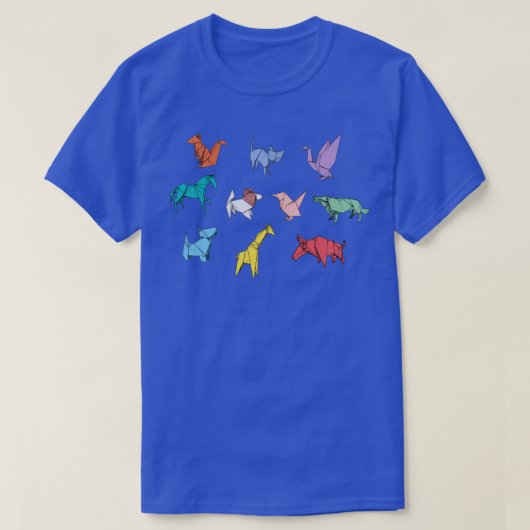 Origami Animals T-shirt (Design voorkant)