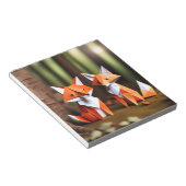 Origami Art - Duo van Wildernis: Vossen Notitieblok (Schuin)