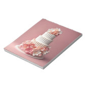 Origami Art - Een prachtige bruidstaart Notitieblok (Linkerzijde)