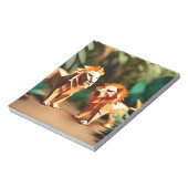 Origami Art-Monarch van het Oerwoud: Een majestueu Notitieblok (Linkerzijde)