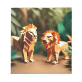 Origami Art-Monarch van het Oerwoud: Een majestueu Notitieblok (Voorkant)