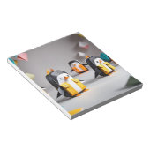 Origami Art - Schattige Baby Pinguïns in Rugzak Notitieblok (Schuin)