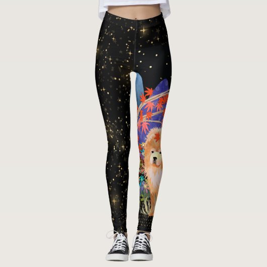ORIGAMI AUTUMN Chow leggings (Voorkant)
