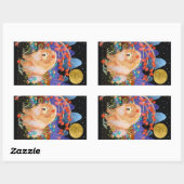 ORIGAMI AUTUMN stickers van de Rechthoek van de Ka (Vel)