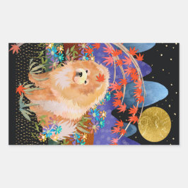 ORIGAMI AUTUMN stickers van de Rechthoek van de Ka