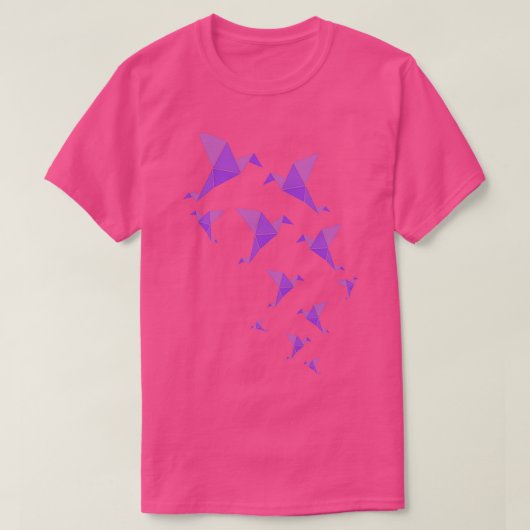 Origami Birds 13 T-shirt (Design voorkant)