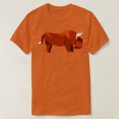 Origami Bison T-shirt (Design voorkant)