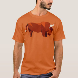 Origami Bison T-shirt