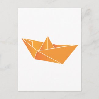 Origami Boat Briefkaart