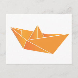 Origami Boat Briefkaart