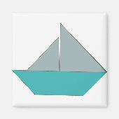 Origami Boat Magneet (Voorkant)