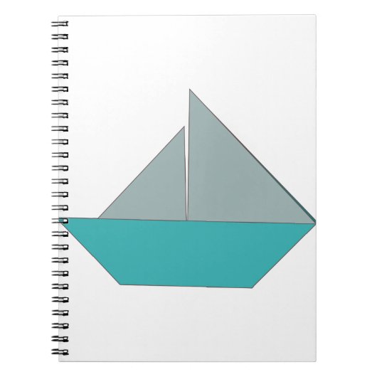 Origami Boat Notitieboek (Voorkant)