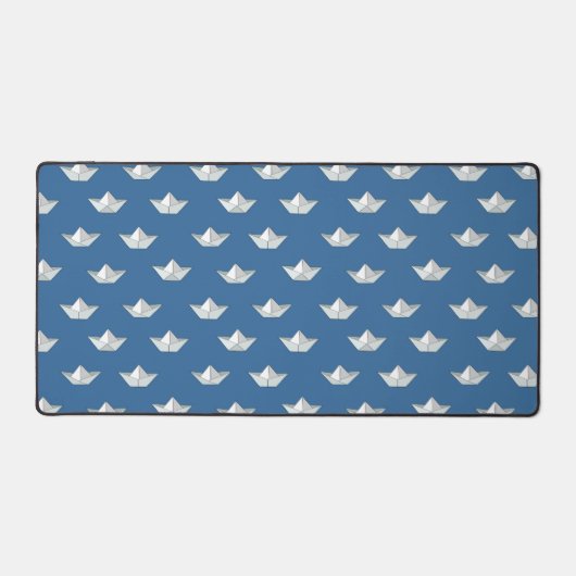 Origami Boats On The Water Pattern Bureaumat (Voorkant)