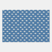 Origami Boats On The Water Pattern Inpakpapier Vel (Voorkant)