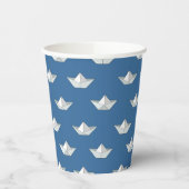 Origami Boats On The Water Pattern Papieren Bekers (Links)