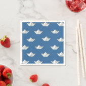 Origami Boats On The Water Pattern Servet (Insitu)