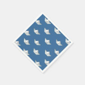 Origami Boats On The Water Pattern Servet (Hoek)